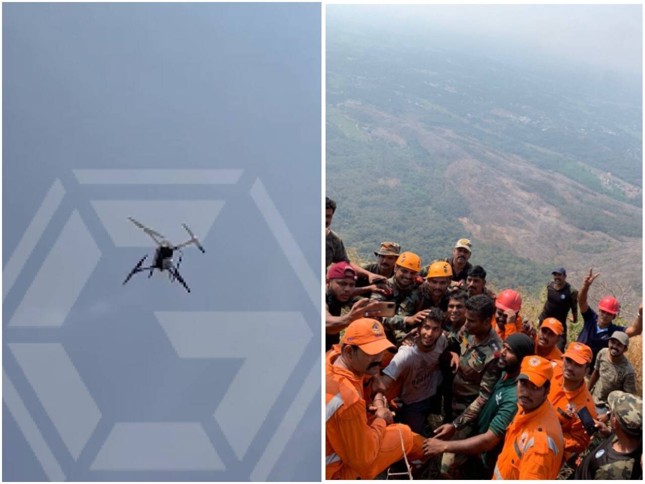 கேரளாவில் பாபு மீட்பு பணியில் ராணுவத்திற்கு துணை நின்ற கருடா ஏரோஸ்பேஸ் ட்ரோன்கள்!!