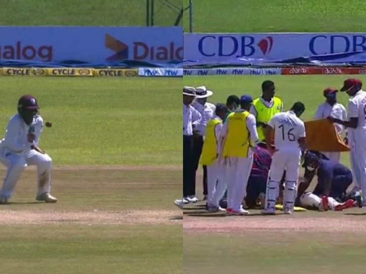 நெத்தியை தாக்கிய பந்து; ரத்த வெள்ளத்தில் சுருண்ட வீரர் - அறிமுக போட்டியிலேயே நேர்ந்த சோகம்!