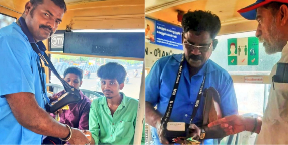 சென்னை மாநகர பேருந்துகளில் மின்னணு டிக்கெட் இயந்திரங்கள்!!