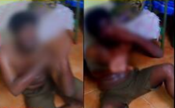 “முட்டிப்போட்டு கைய தூக்குடா”- சீனியரை ராகிங் செய்த ஜூனியர் மாணவர்கள்