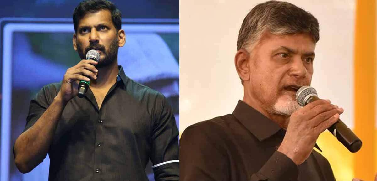 சந்திரபாபு நாயுடுவுக்கு எதிராக விஷாலை களமிறக்கும் ஜெகன்மோகன் ரெட்டி