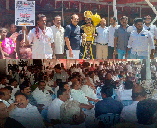 நீட் தேர்வுக்கு எதிர்ப்பு தெரிவித்து மதுரையில் திமுகவினர் உண்ணாவிரத போராட்டம்