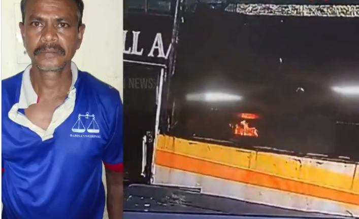 கோயம்பேட்டில் புகைப் பிடித்துவிட்டு ஆம்னி பேருந்துக்கு தீ வைத்தவர் கைது!