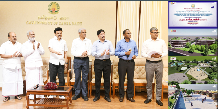 ரூ.558.45 கோடி மதிப்பீட்டிலான புதிய திட்டப் பணிகளுக்கு முதலமைச்சர் மு.க.ஸ்டாலின் அடிக்கல்!!