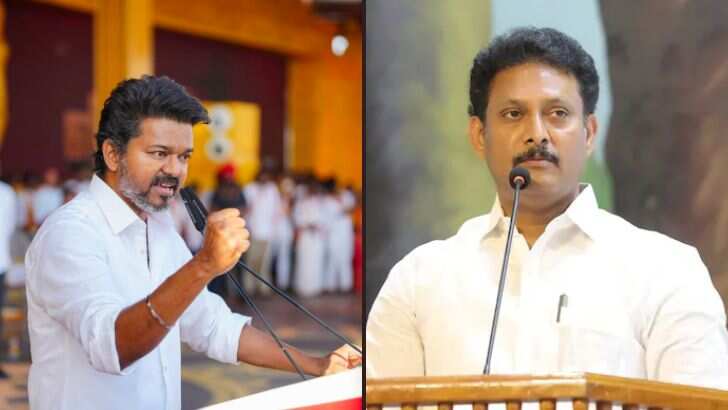 “துணியை ஒட்டுப்போட்டு தைத்தால் தான் சட்டை அழகாக இருக்கும்”- விஜய்க்கு அன்பில் மகேஷ் பதிலடி