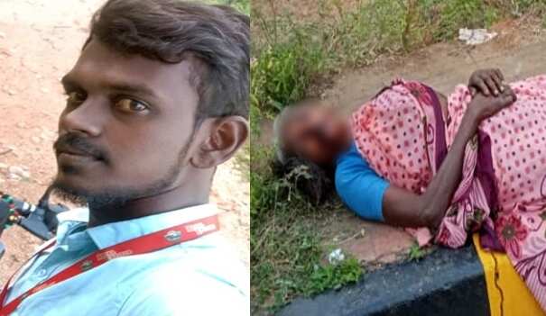 போலீஸ் ஜீப் மீது பைக் மோதியதில் வெல்டர் பலி... இறுதிச்சடங்குக்கு வந்த பாட்டி விபத்தில் பலியான சோகம்!