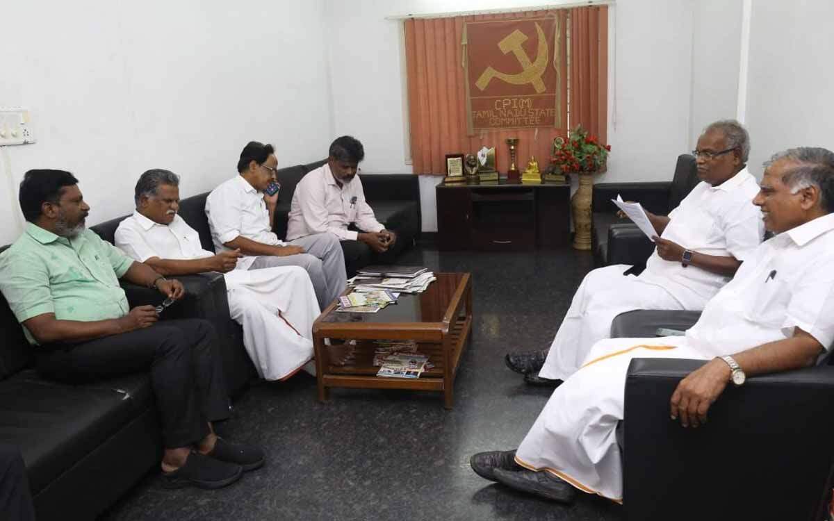 திமுக, காங்கிரசுக்கு ஏன் அழைப்பில்லை? கம்யூனிஸ்டுகளுடன் விசிக அவசர ஆலோசனை