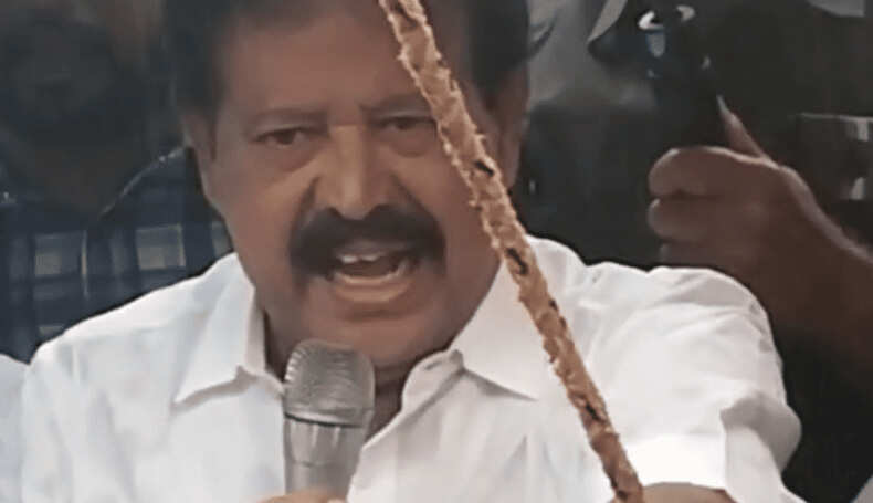 போடா ம...று - ஆவேசப்பட்ட அமைச்சர் பொன்முடி