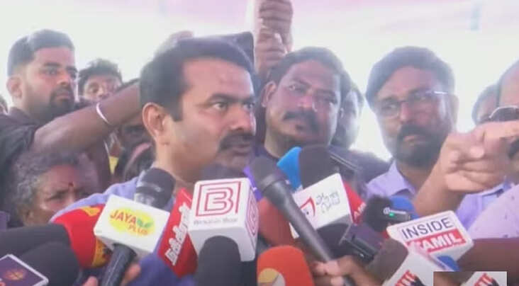 போடா! ஒருமையில் பேசிய சீமானால் சலசலப்பு