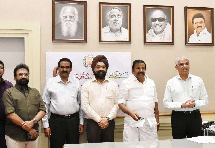 திடக்கழிவு மேலாண்மை விழிப்புணர்வு குறும்படங்களை வெளியிட்ட அமைச்சர் நேரு