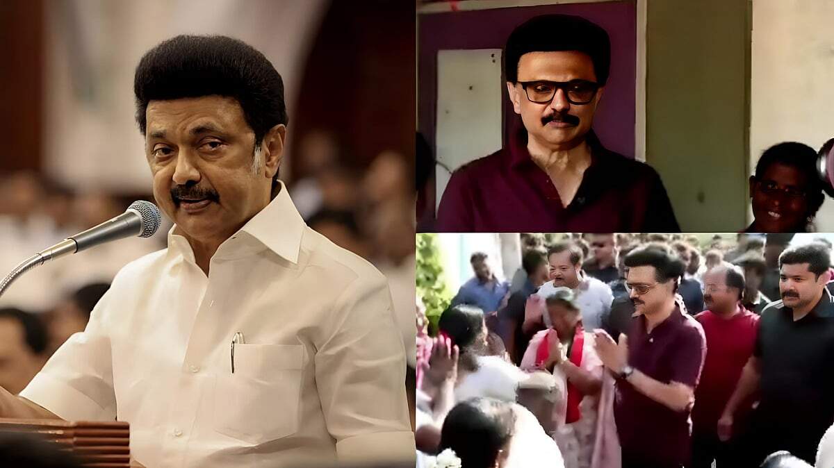 முதல்வர் ஸ்டாலின் வீடு வீடாக சென்று ஓட்டு சேகரிப்பு..!