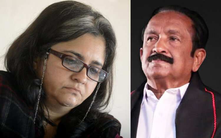 தீஸ்தா செதல்வாத் மீதான பொய் வழக்கை ரத்து செய்க.. - வைகோ கோரிக்கை..