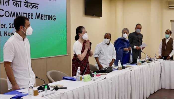 சோனியாதான் தலைவர்! செயற்குழு எடுத்த முடிவு