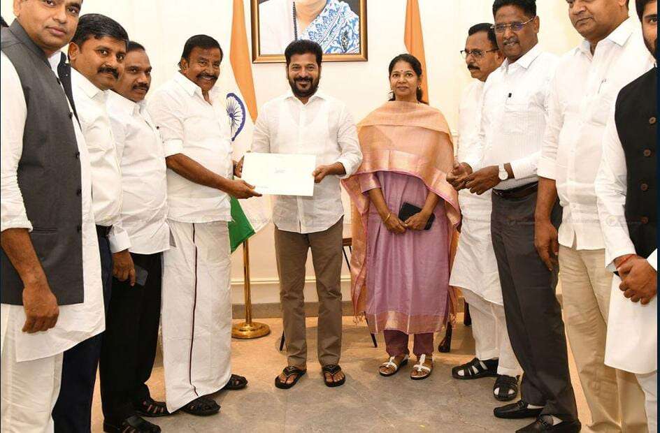 தெலங்கானா முதல்வர் ரேவந்த் ரெட்டியுடன் திமுக குழு சந்திப்பு!