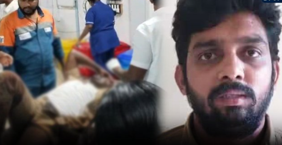 ரவுடி மீது நாட்டு வெடிகுண்டு வீச்சு- போலீசார் கண்முன்னே நடந்த கொடூரம்