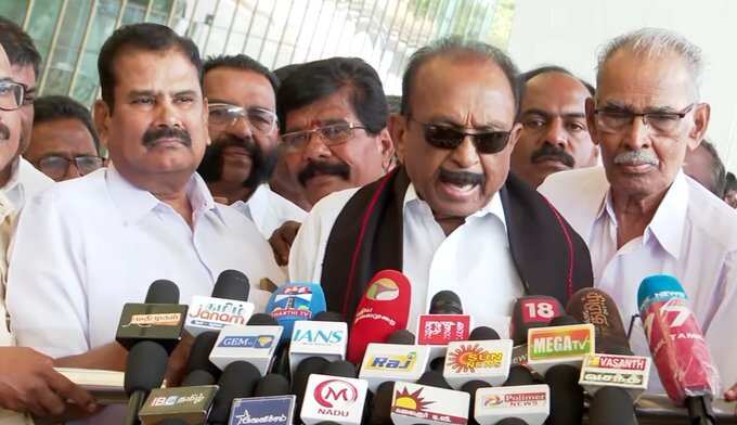 “குடியரசு துணைத் தலைவர் தேர்தலில் திமுக எடுக்கும் முடிவை ஏற்போம்” - வைகோ