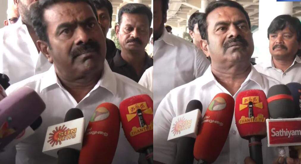 பெரியாரை பிரபாகரனே ஏற்றுக்கொண்டாலும் நான் ஏற்க மாட்டேன் - சீமான் பேட்டி