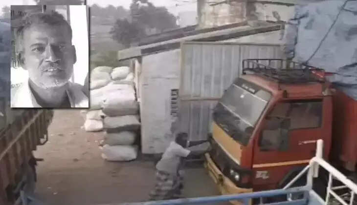 விபத்தைத் தடுக்க முயன்ற போது இரு லாரிகளுக்கு இடையே சிக்கி உடல் நசுங்கி தொழிலாளி பலி..!