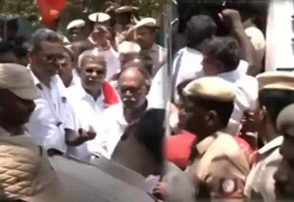 மார்க்சிஸ்ட் கம்யூனிஸ்டு கட்சியின் மாநில செயலாளர் சண்முகம் கைது!