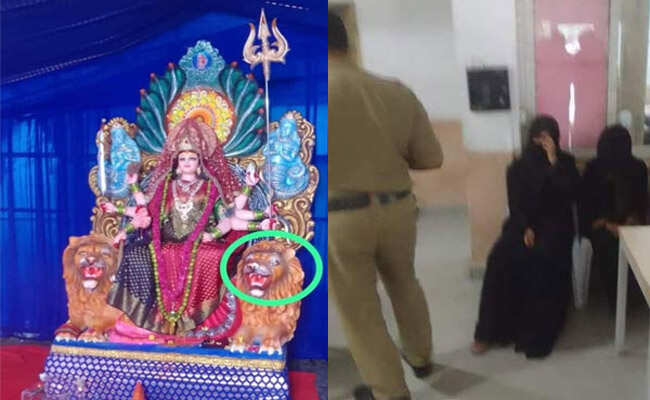 கன்னி மேரி, துர்கா சிலைகள்.. விசாரணைக்கு ஒத்துழைக்க மறுக்கும் பர்தா அணிந்த இளம் பெண்கள்