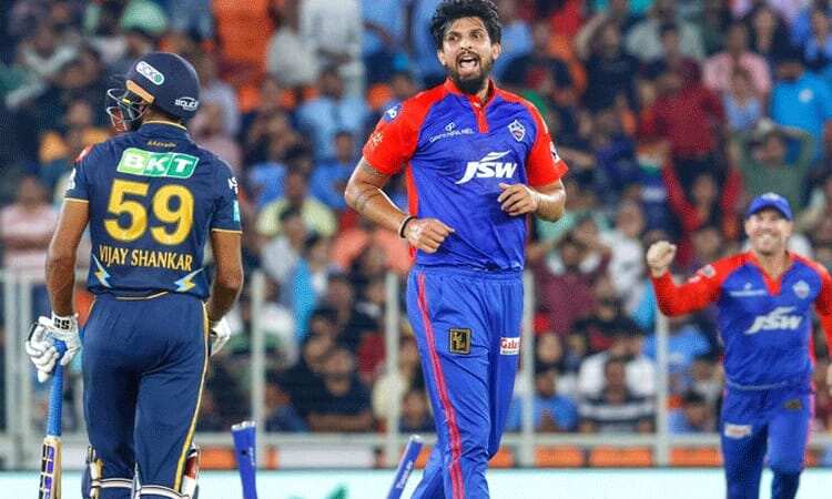 குஜராத் அணியை 5 ரன்கள் வித்தியாசத்தில் வீழ்த்தி டெல்லி அணி த்ரில் வெற்றி