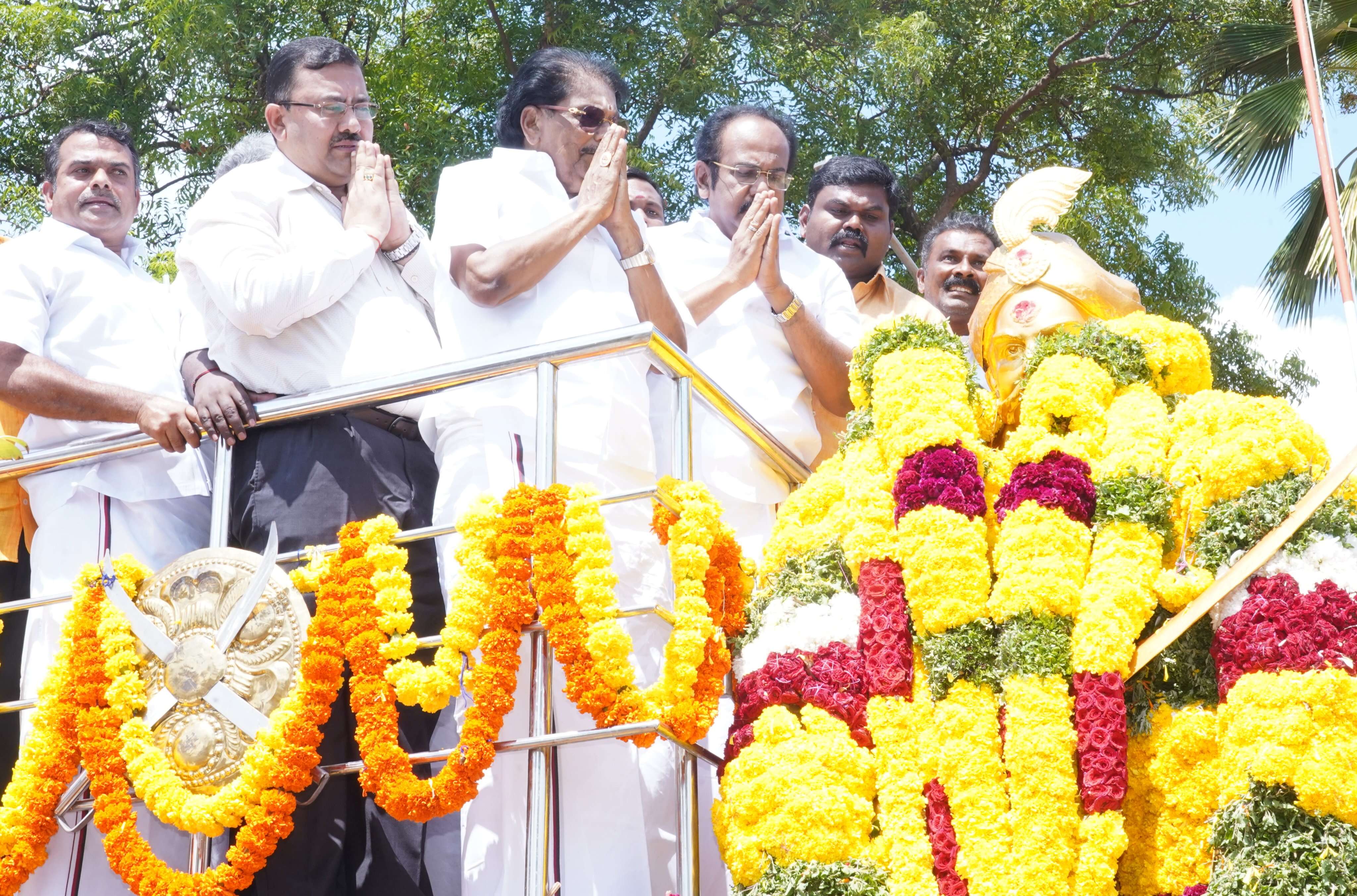 பூலித்தேவன் அவர்களது 308 -வது பிறந்தநாள் - தமிழ்நாடு அரசின் சார்பில் மரியாதை