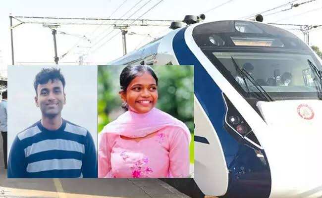 காலையிலேயே அரங்கேறிய சோகம்..!! வந்தே பாரத் ரெயிலில் அடிபட்டு நர்சிங் மாணவர்-மாணவி பலி.. !!