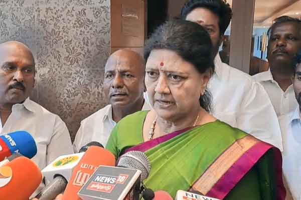 பொன்முடியின் பேச்சு அநாகரீகத்தின் உச்சம்- சசிகலா