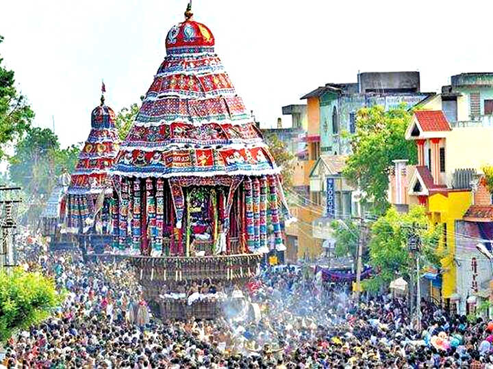 தில்லை நடராஜர் கோவிலில் தேரோட்டம் - பக்தர்கள் சூழ விமர்சையாக தொடங்கியது!!