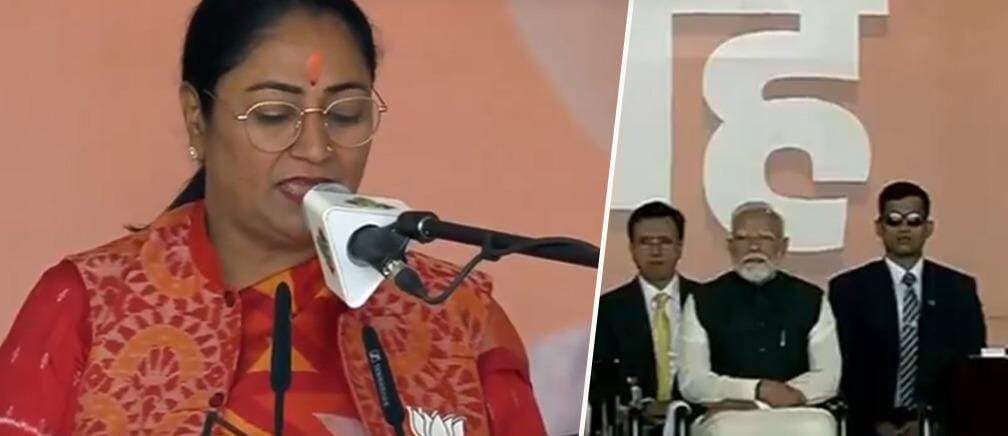 டெல்லி முதலமைச்சராக ரேகா குப்தா பதவியேற்பு!