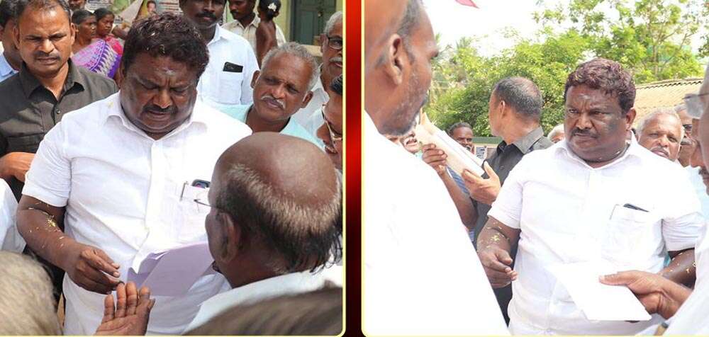 அமைச்சர் சிவசங்கருக்கு எதிர்ப்பு! கருப்பு கொடியுடன் திரண்ட மக்கள்