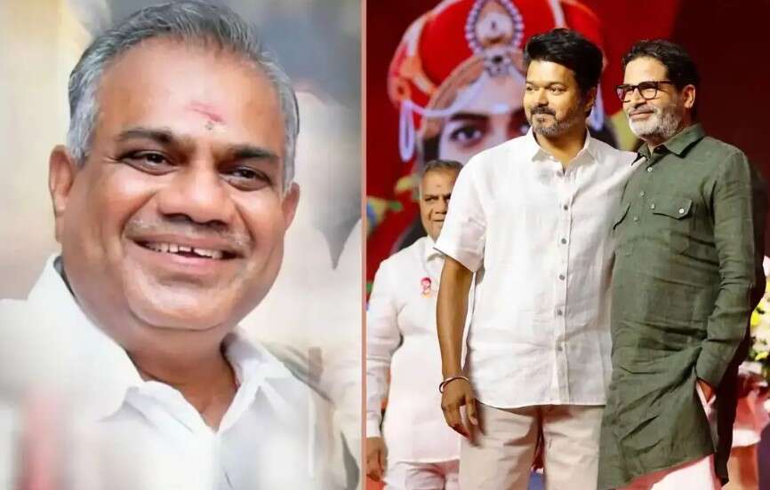 பிரசாந்த் கிஷோர் பேட்டியால் விஜய் அதிருப்தி? “விஷமக் கருத்தை திணிக்கும் முயற்சி”- புஸ்ஸி ஆனந்த் விளக்கம்