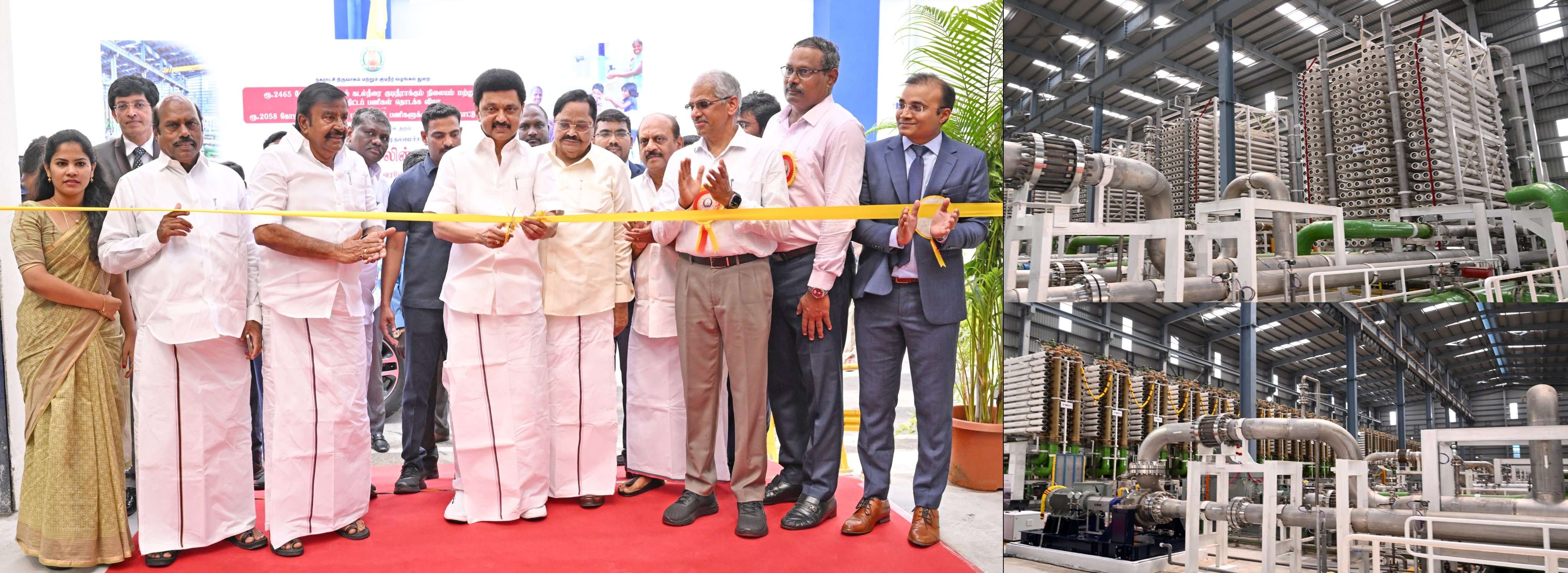 நெம்மேலியில் கடல்நீரை குடிநீராக்கும் திட்டத்தை தொடங்கி வைத்தார் முதலமைச்சர்