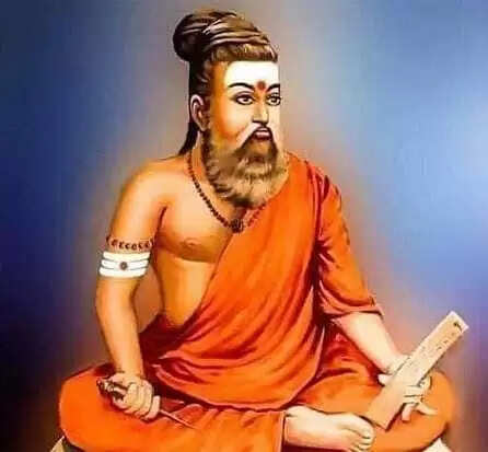 காவி உடையில் திருவள்ளுவர்....ஆளுநர் ஆர்.என்.ரவியின் திருவள்ளுவர் தின வாழ்த்து....