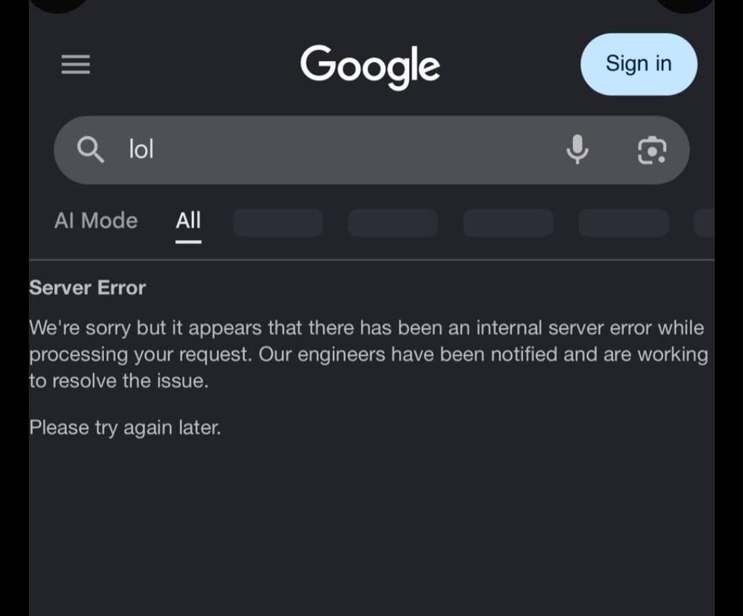 #BREAKING : உலகம் முழுவதும் Google Chrome வேலை செய்யவில்லை..!!