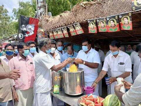 குடிநீர், நீர்மோர் பந்தல்களை அமைத்து மக்களின் தாகம் தனித்திடுக - தொண்டர்களுக்கு அதிமுக அறிவுறுத்தல்