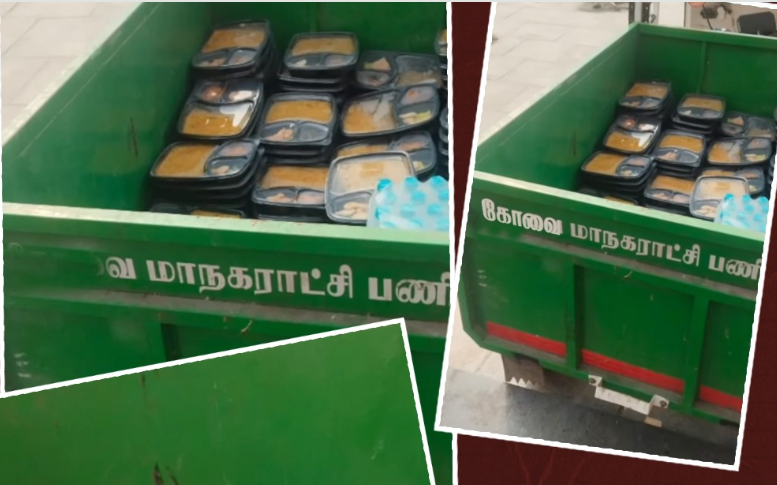 குப்பை அள்ளுபவர்களுக்குக் குப்பை வண்டியில் சோறு... வட்டியும் முதலுமாய்... நயினார் நாகேந்திரன் கண்டனம்