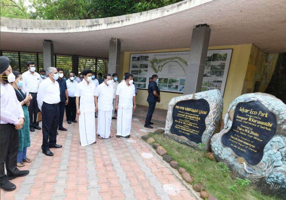 தொல்காப்பியப் பூங்காவில் முதலமைச்சர் மு.க.ஸ்டாலின் ஆய்வு!!