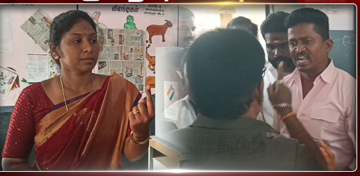 வீரப்பன் மகளுக்கும் பாமக பிரமுகருக்கும் இடையே வாக்குவாதம்..!!