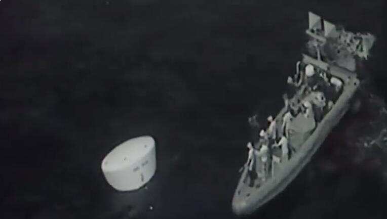 கடலில் வீழ்ந்த ககன்யான் திட்டத்தின் மாதிரி கலன் மீட்பு