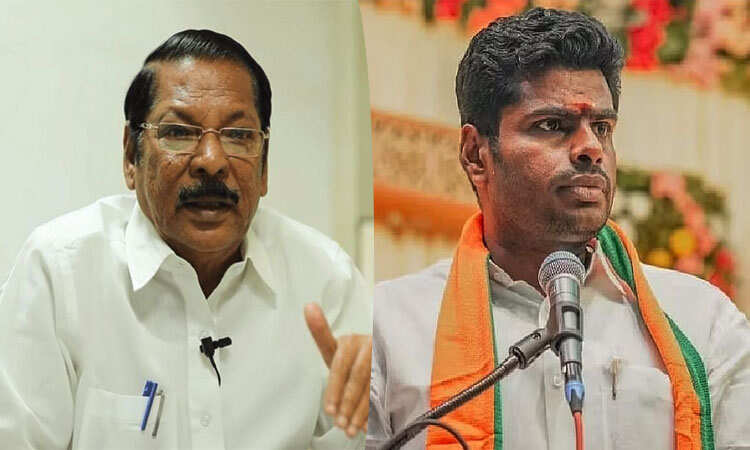 அரசை நோக்கி அறிக்கை அம்பு.. அண்ணாமலை இரட்டை வேடம்..! தமிழக மண்ணில் எடுபடாது - ஆர்.எஸ்.பாரதி