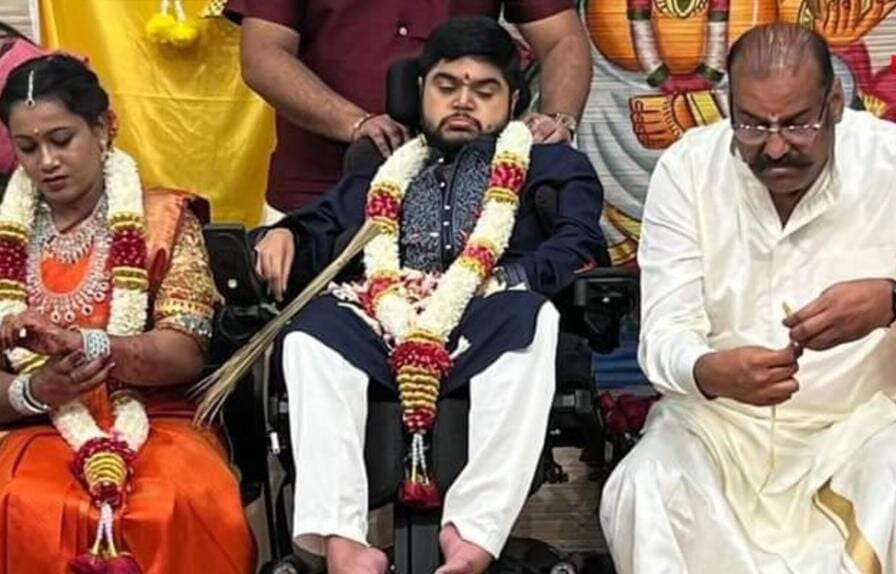 தனது மகனின் உடல்நிலை குறித்து அவதூறு...! நெப்போலியன் காவல் நிலையத்தில் புகார்!