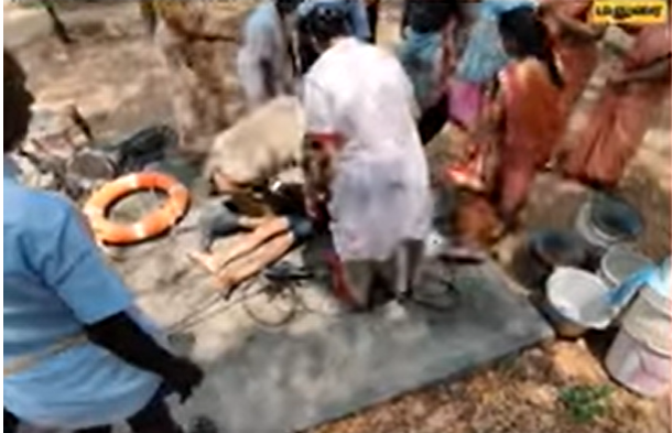 மதுரையில் மழைநீர் சேகரிப்பு தொட்டியில் தவறி விழுந்து சிறுவன் உயிரிழப்பு