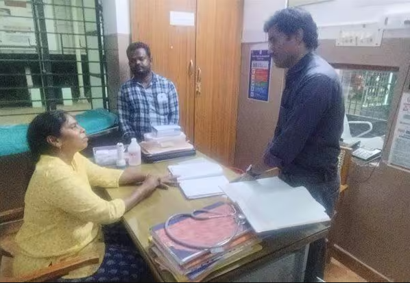 அரசு மருத்துவமனையில் நோயாளி போல சென்று ஆய்வு செய்த கலெக்டர்..!