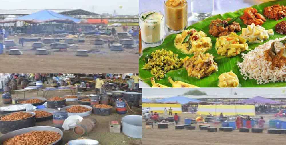 1000 சமையல் கலைஞர்கள்-1 லட்சத்து 30 ஆயிரம் பேருக்கு விருந்து -அசத்திய மாஜி முதல்வர்