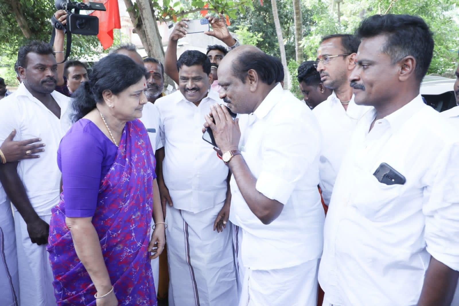 சசிகலா - ஓபிஎஸ் ஆதரவாளர் வைத்திலிங்கம் சந்திப்பு!