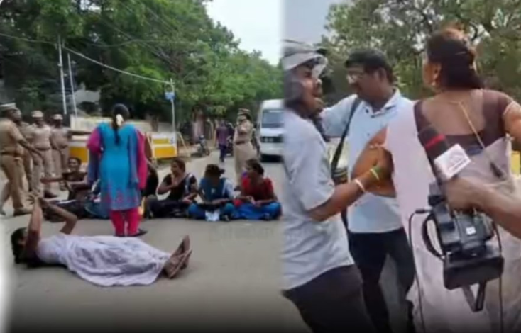 3 ஆண்டுகளாக கதறியும் நடவடிக்கை இல்லை! மேம்பாலத்தில் இருந்து குதிக்க சென்ற திருநங்கை... காப்பாற்றிய செய்தியாளர்கள்