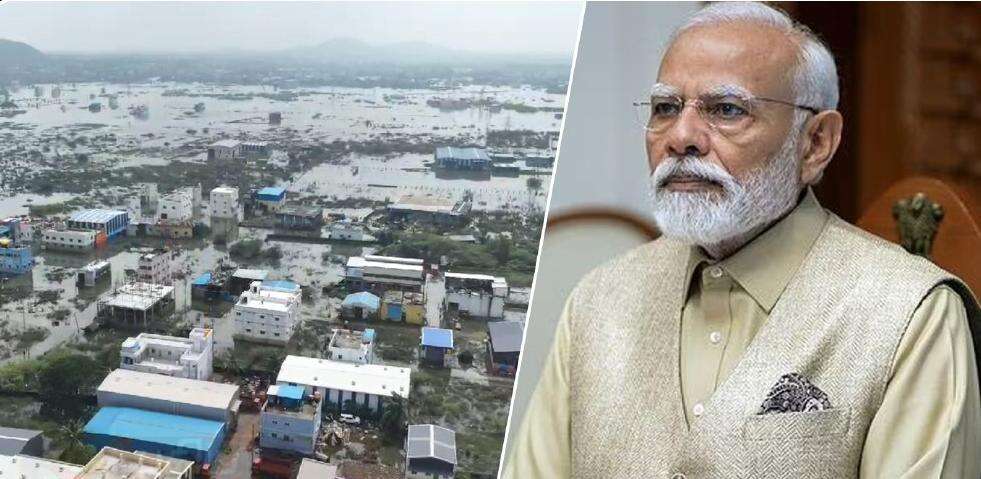 மழை, வெள்ளத்தால் பாதிக்கப்பட்டுள்ள தமிழ்நாட்டிற்கு ரூ.450 கோடி நிதி - மத்திய அரசு