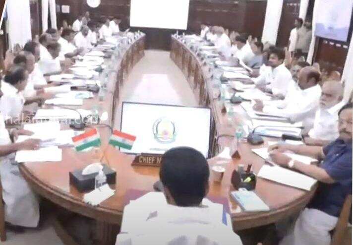 முதலமைச்சர் மு.க.ஸ்டாலின் தலைமையில் அமைச்சரவை கூட்டம் தொடங்கியது!